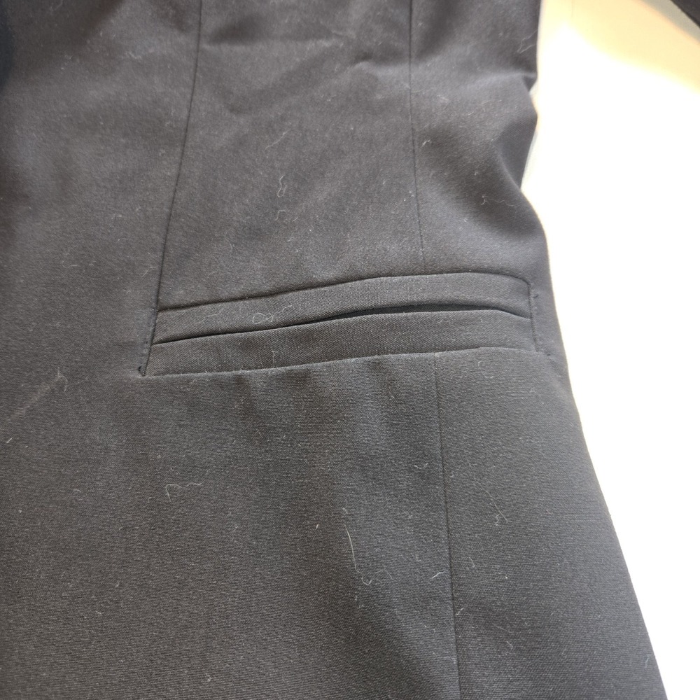 Chaus Black Three Button Notch Lapel Lined‎ Womens Classic Blazer Size 10 - Picture 5 of 11